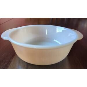 VTG Anchor Hocking Fire King #446 Peach Luster Ovenware 1 Quart Baking Dish USA